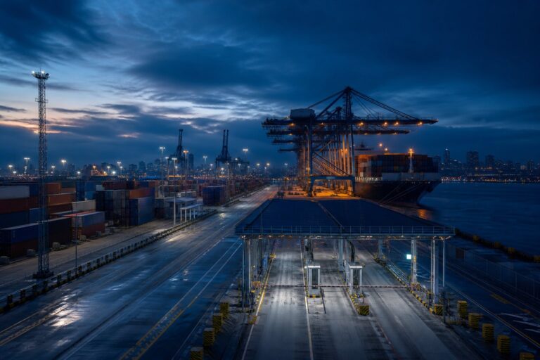 Cargo inspection operations at a modern African seaport