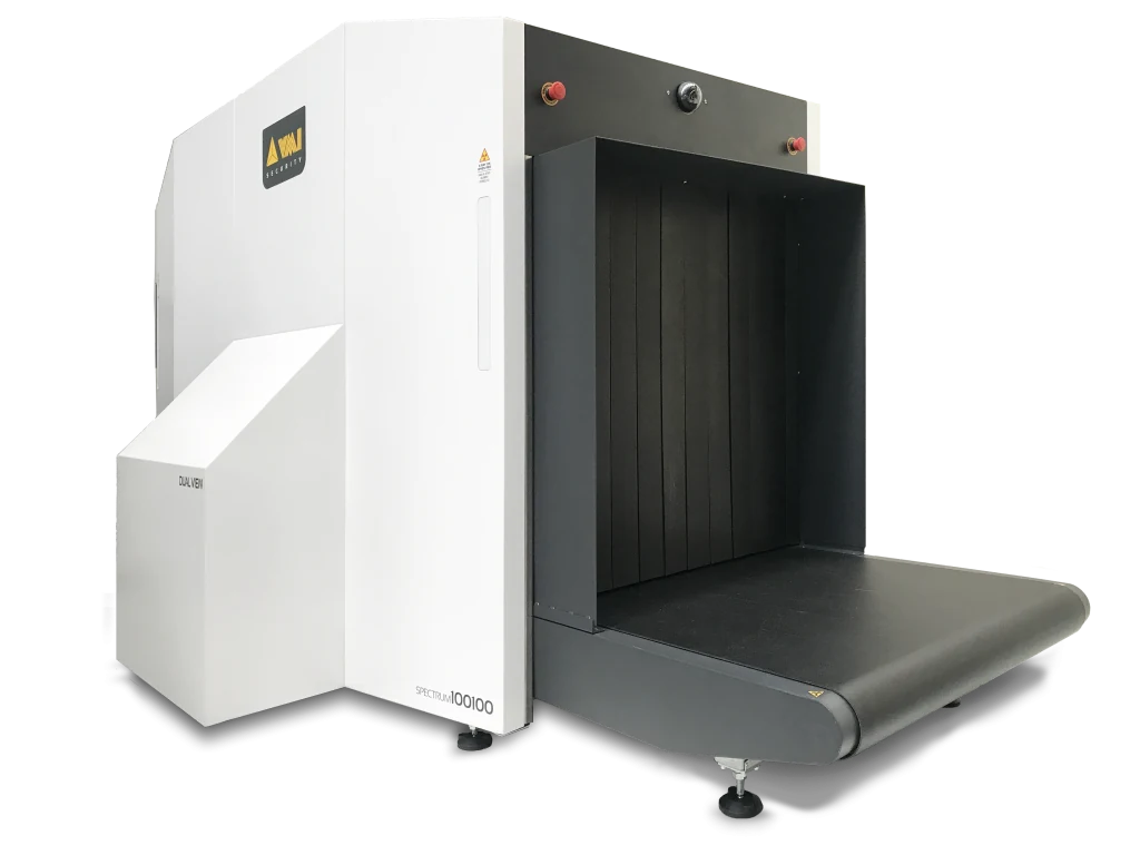 VMI Spectrum 100100HDV dual-view hold baggage X-ray screening system